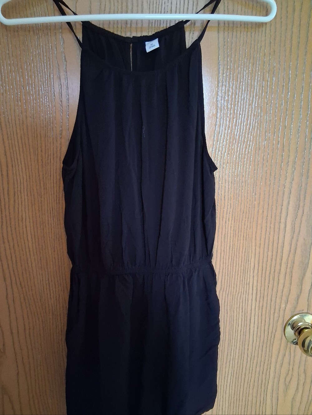 Old Navy Black Sleeveless Romper